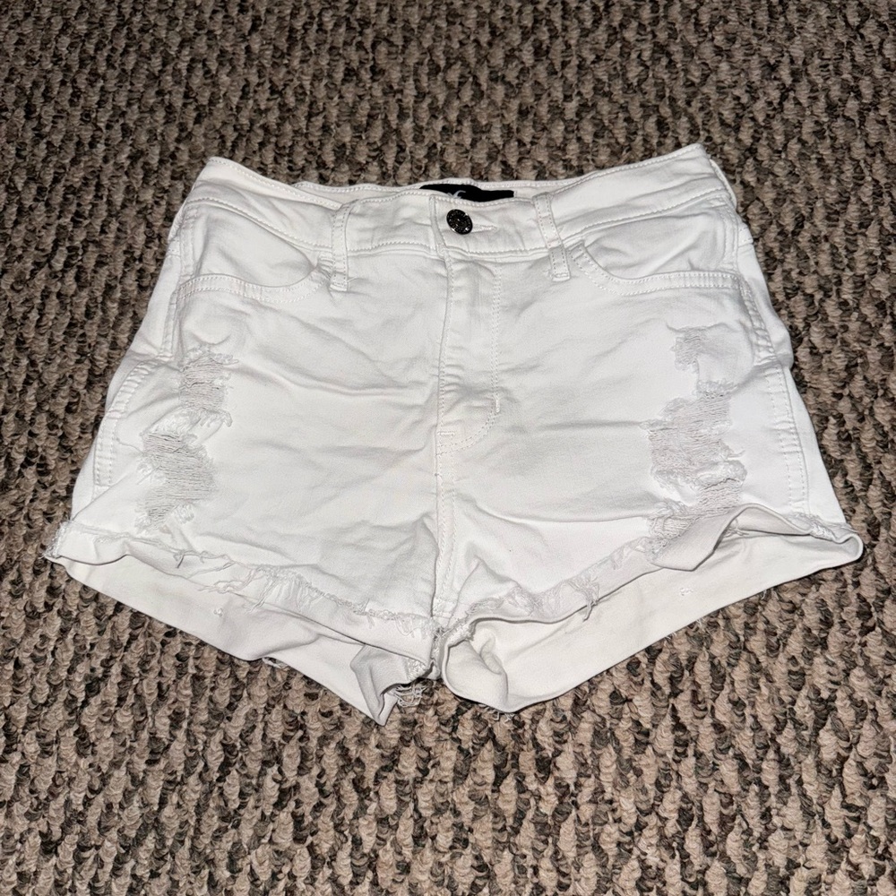 White Denim Women's Shorts